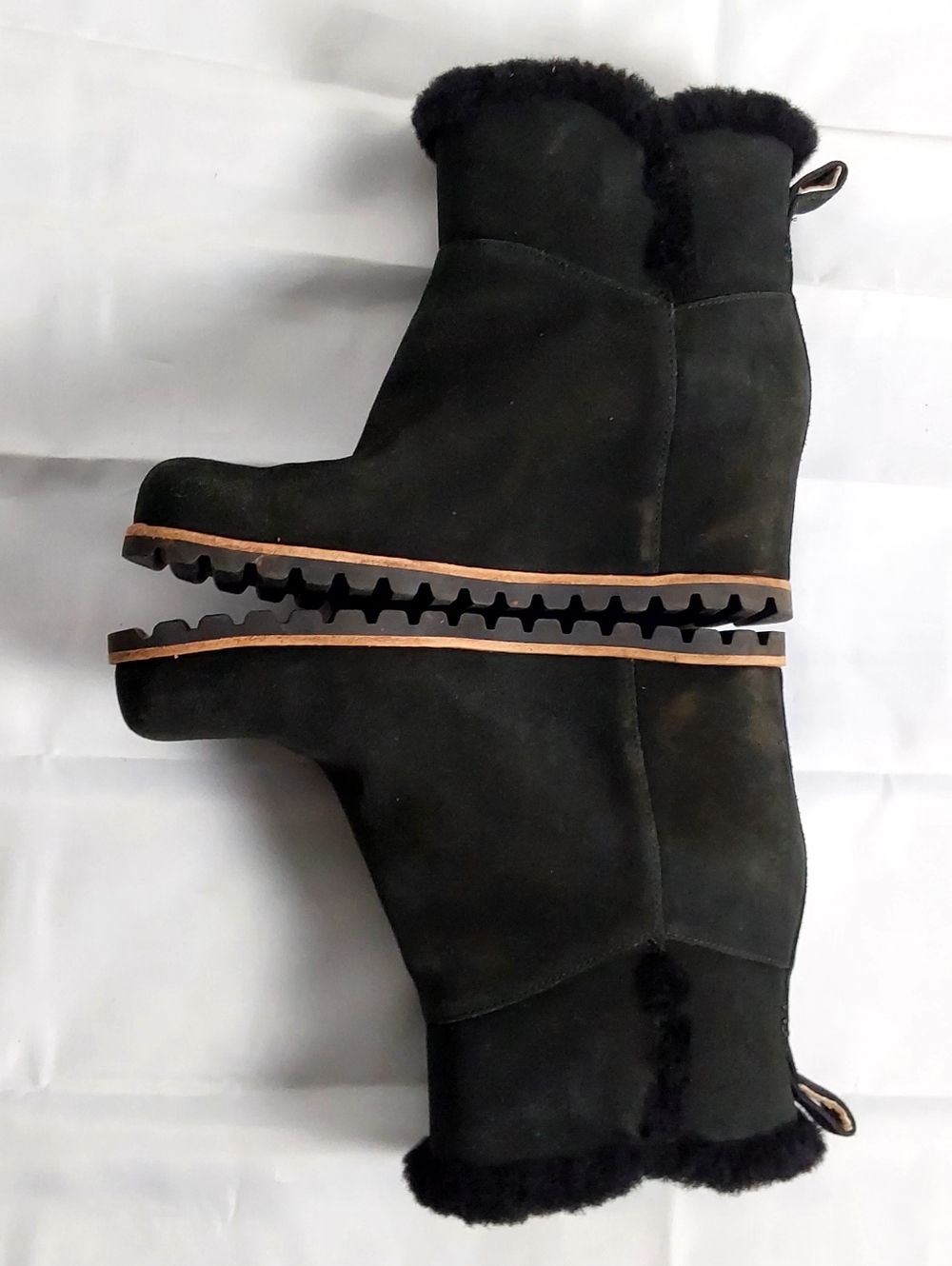 Ugg Seyline Waterproof Genuine Shearling Bootie - Picture 6 of 12